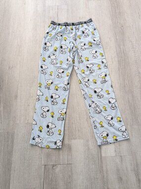 Peanuts Snoopy Woodstock PJ Pants Lounge Sleep Women's Sz S 27"X28"